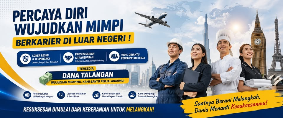 Percaya diri, wujudkan mimpi — berkarier di luar negeri